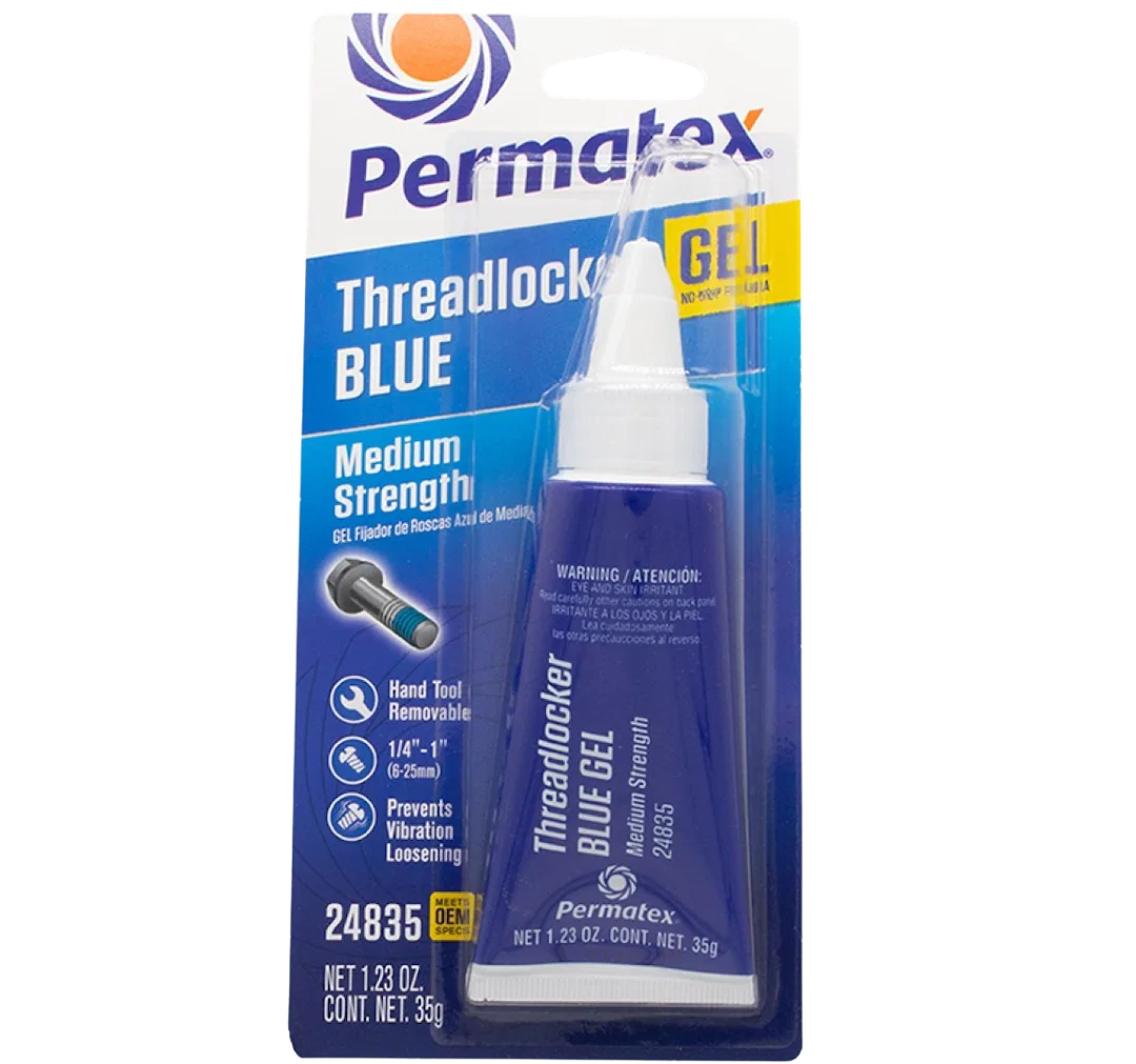 24835 – PERMTX-LOCKT Thread Sealant, Threadlocker Medium Strength Disassembly With Hand Tools Resistant Between -65 D...